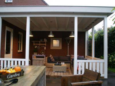 Veranda met vlonders -